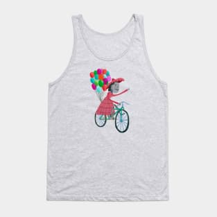 Dia de los Muertos, Señora Bicycle Ride Tank Top